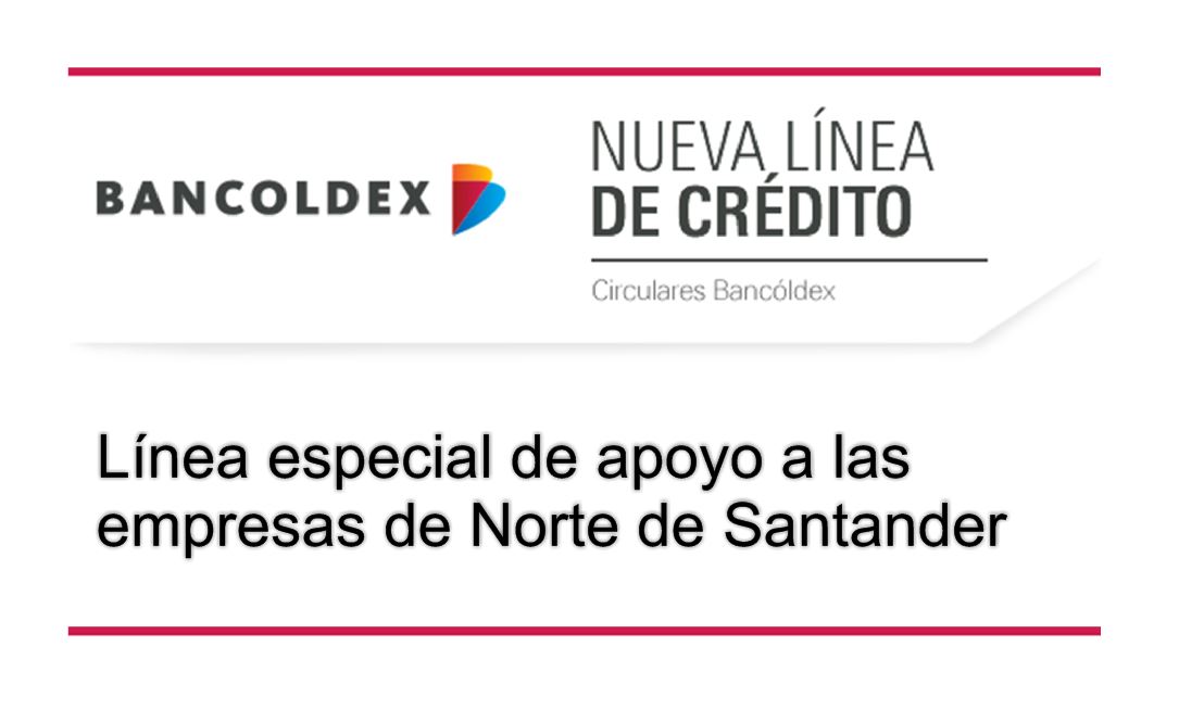 Lnea especial de apoyo a las empresas de Norte de Santander