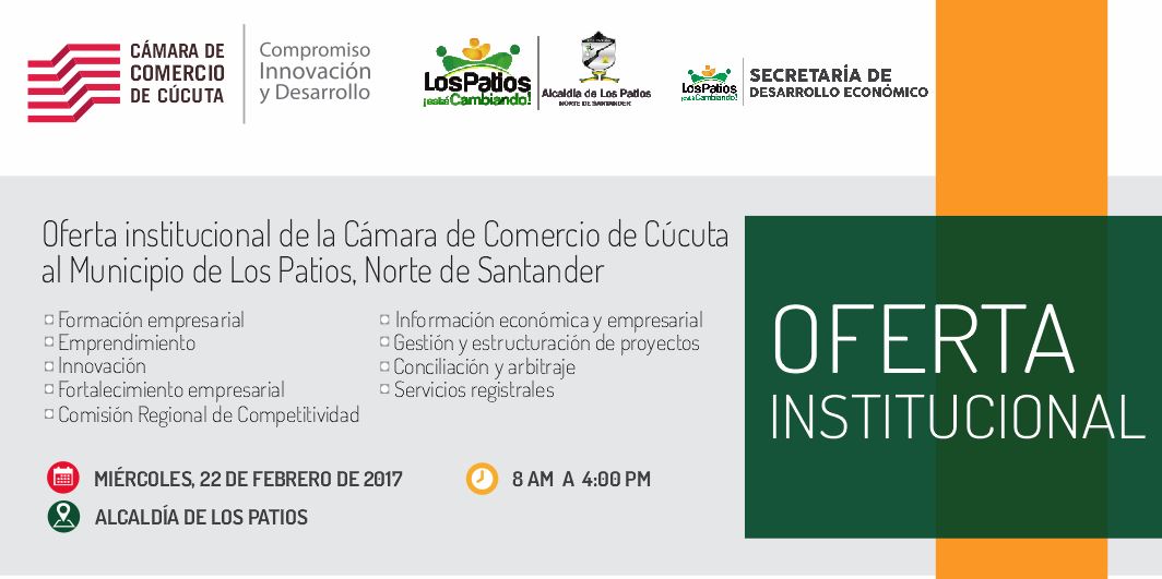 Oferta institucional en el Municipio de Los Patios