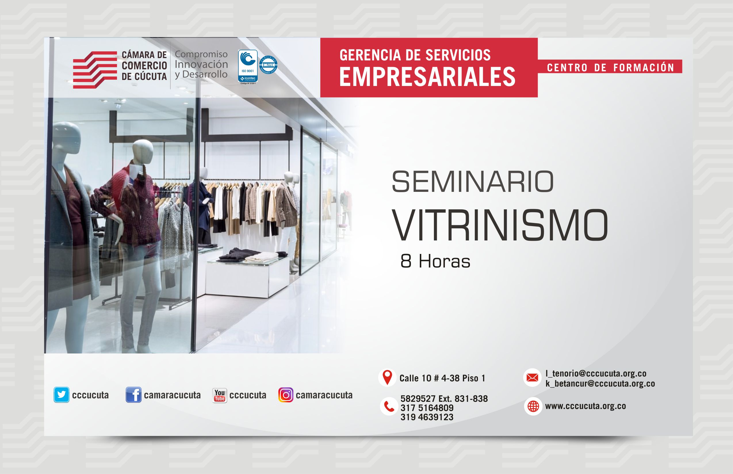 Seminario de Vitrinismo (Visual Merchandising)