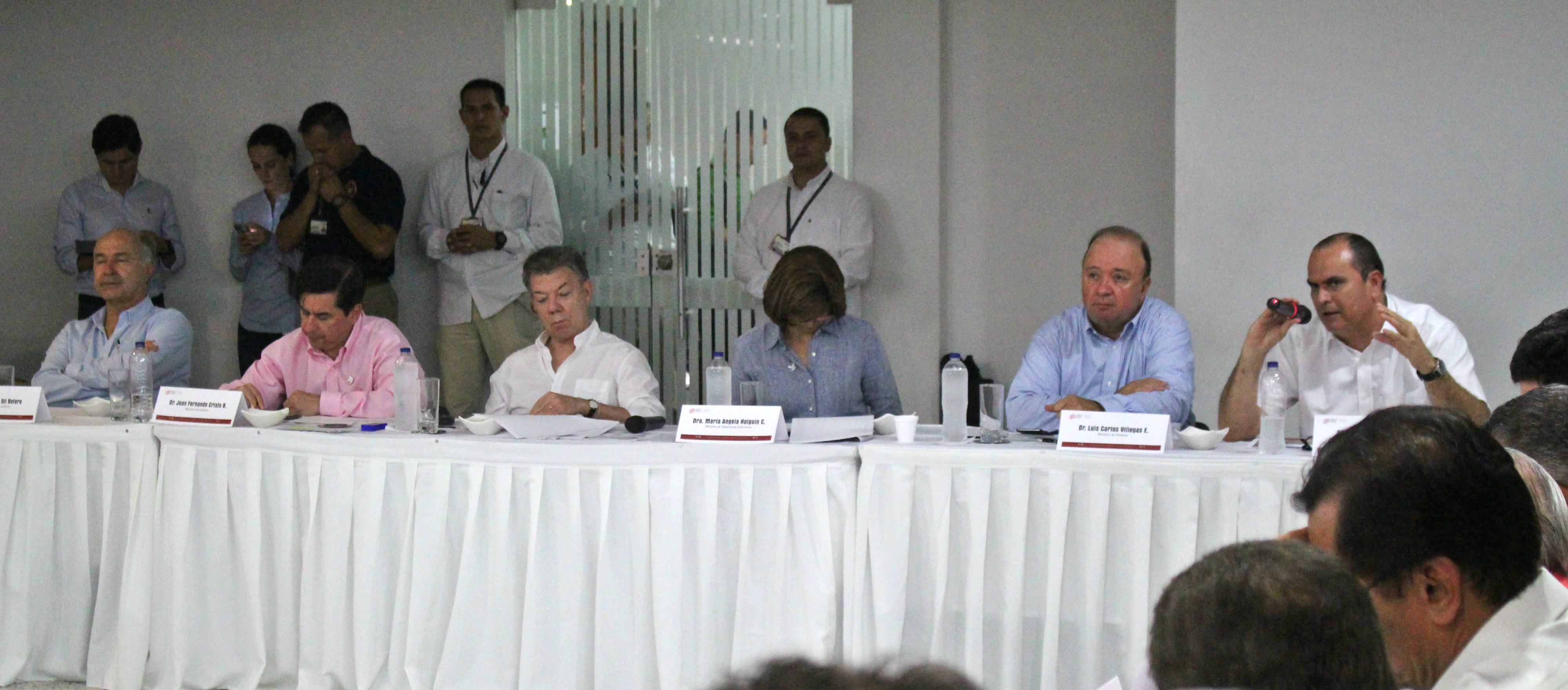 Presidente Santos y Gremios se reunieron en la Cmara de Comercio de Ccuta