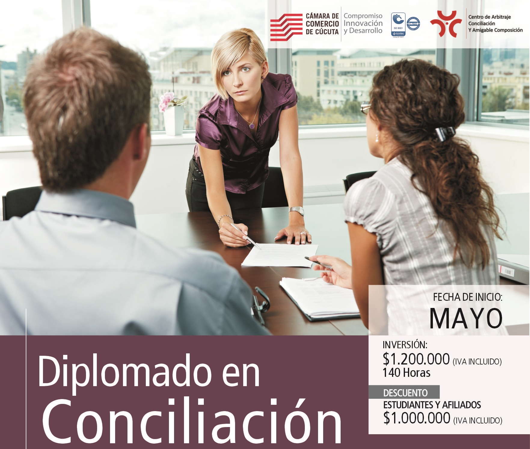 Inscripciones abiertas para Diplomado en Conciliacin