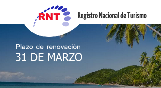 Renovacin del Registro Nacional de Turismo